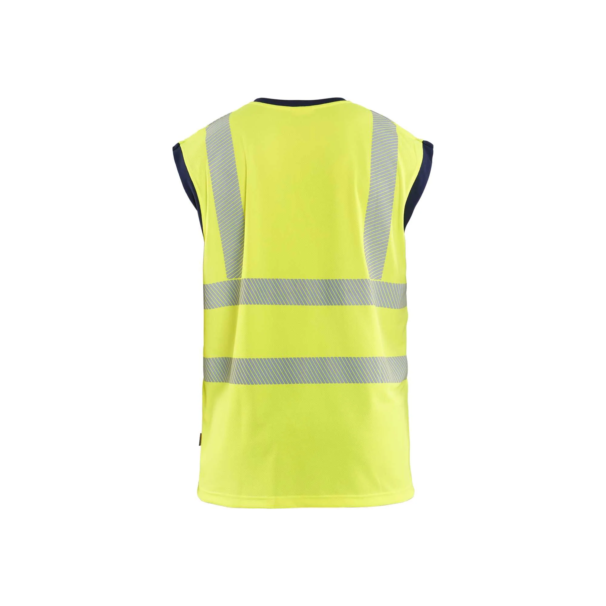 BLAKLADER 35751013 Hi Vis Tank top Hi Vis Reflective Sleeveless Work T-Shirt MEN - 100% Polyester – Image 3