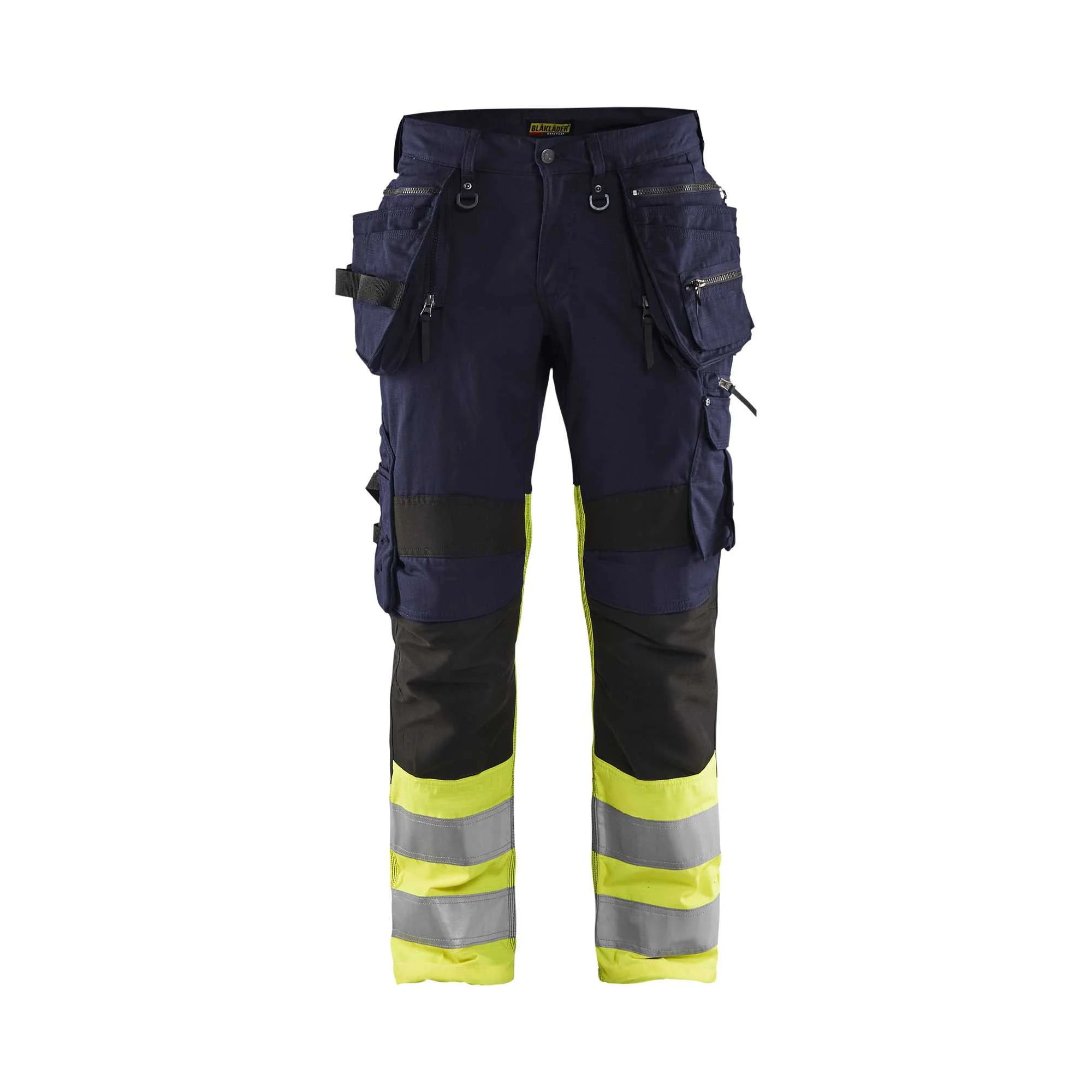 BLAKLADER 19941330 | Hi Vis trousers with stretch Hi Vis Reflective Work Trousers Men - Ripstop Fabric – Image 2