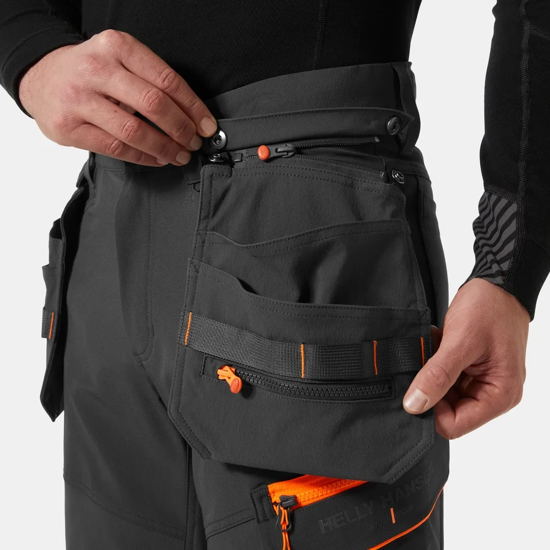 HELLY HANSEN ICU BRZ CONSTRUCTION PANT CLASS 1 77500 Hi Vis Reflective Work Trousers MEN - Stretch – Image 8