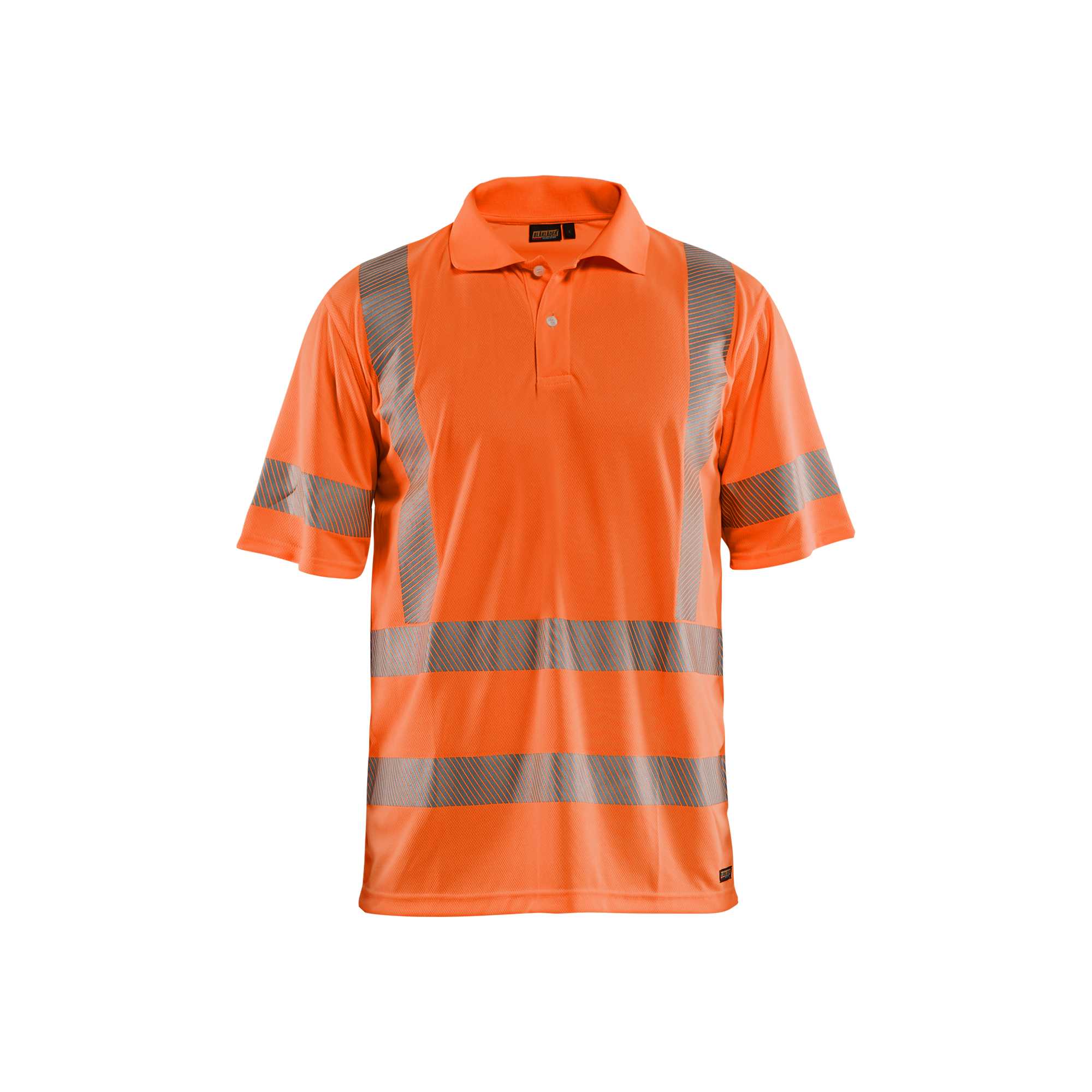 BLAKLADER 34281013 UV PROTECTED HI VIS POLO SHIRT Hi Vis Reflective Short Sleeve Work Polo MEN - 100% Polyester – Image 6