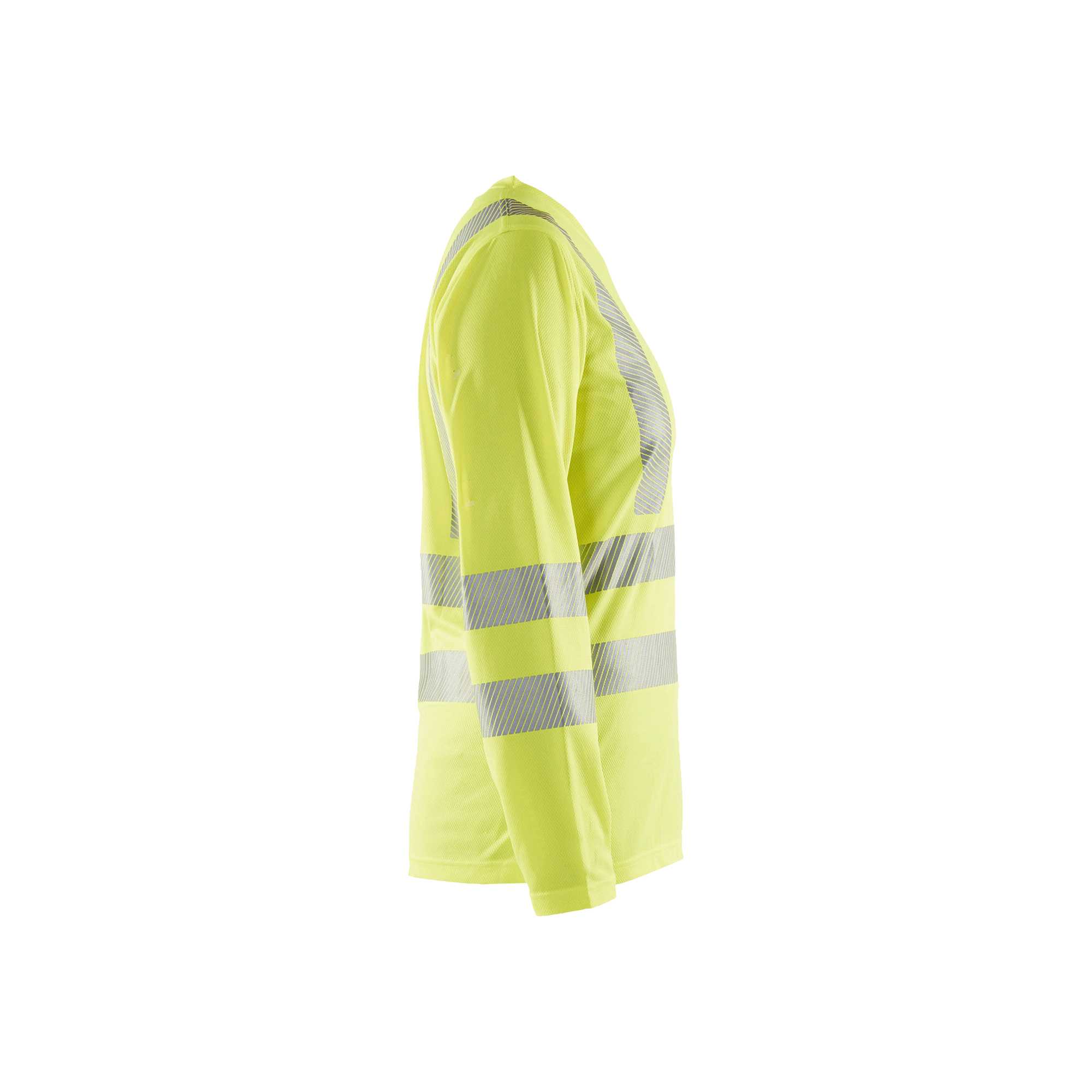 BLAKLADER 34851013 Women's Hi Vis t shirt long sleeve Hi Vis Reflective Long Sleeve Work T-Shirt WOMEN - 100% Polyester – Image 5