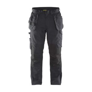 BLAKLADER 14961330 | Service trousers with stretch and tool pockets Work Trousers Men - Ripstop Fabric