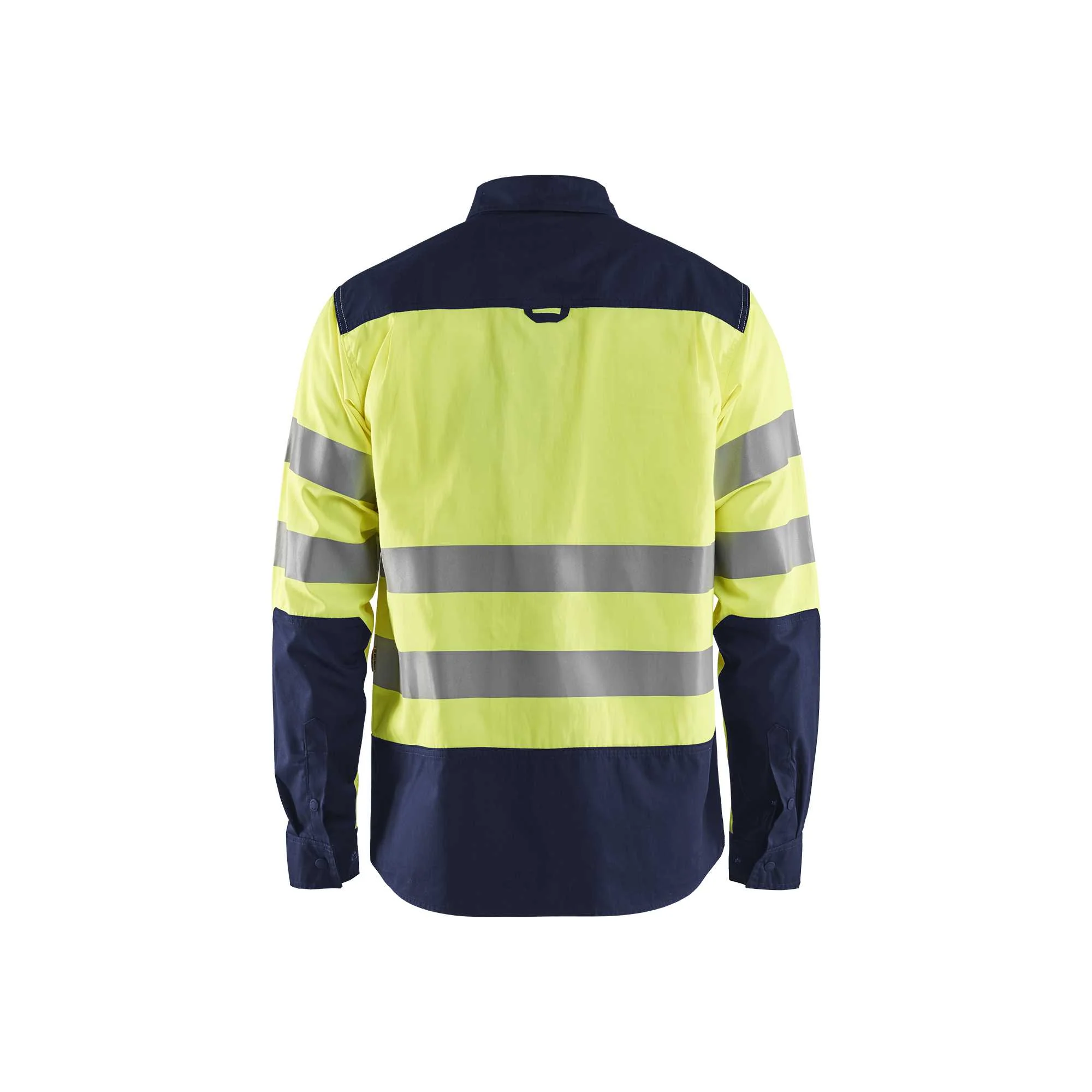 BLAKLADER 32551817 Hi Vis Shirt Hi Vis Reflective Long Sleeve Work Shirt MEN - 50% Cotton 50% Polyester – Image 3