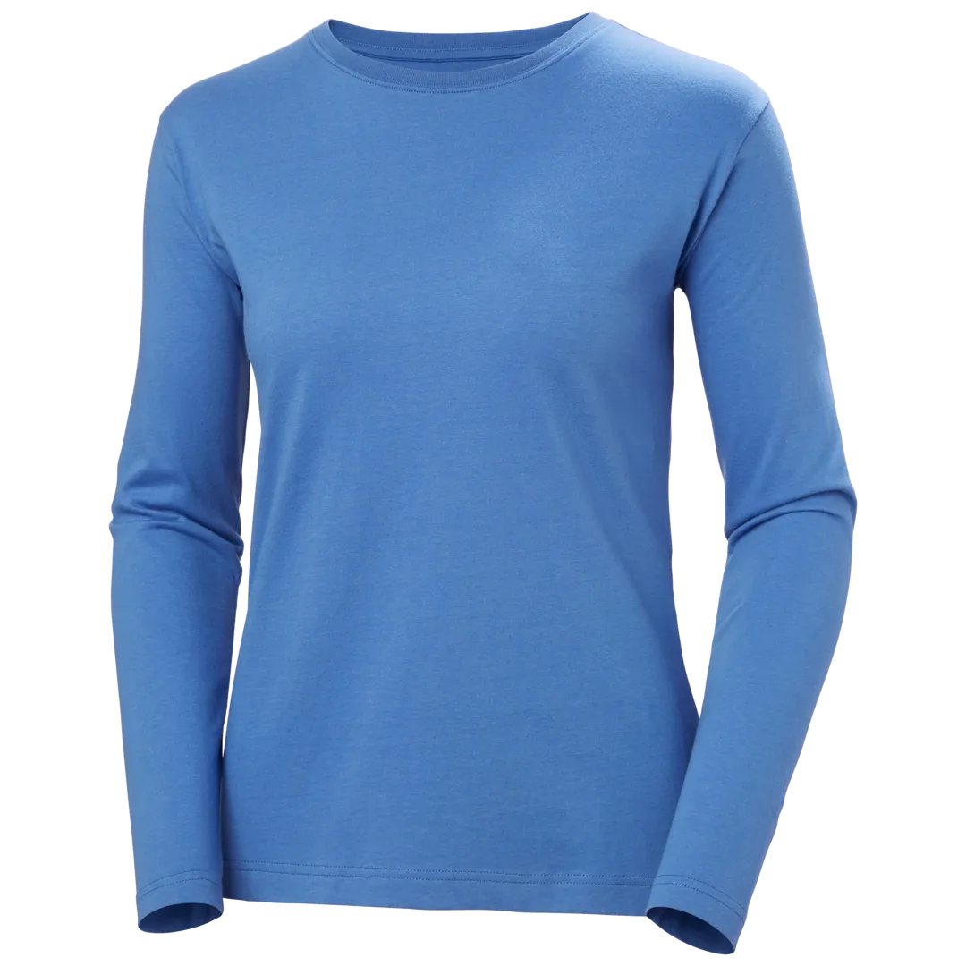 HELLY HANSEN W CLASSIC LONGSLEEVE 79159 Long Sleeve Work T-Shirt WOMEN - 100% Cotton – Image 4