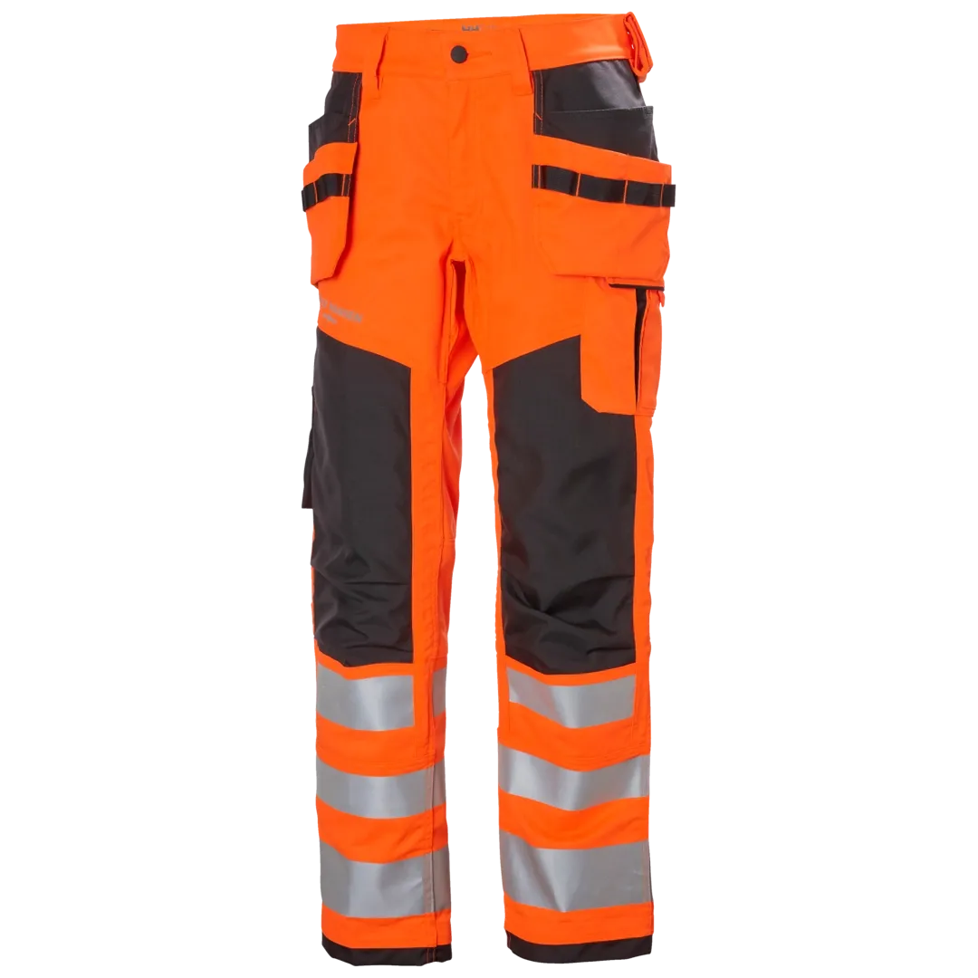 HELLY HANSEN ALNA 2.0 CONSTRUCTION PANT CLASS 2 77423 Hi Vis Reflective Work Trousers MEN - Stretch