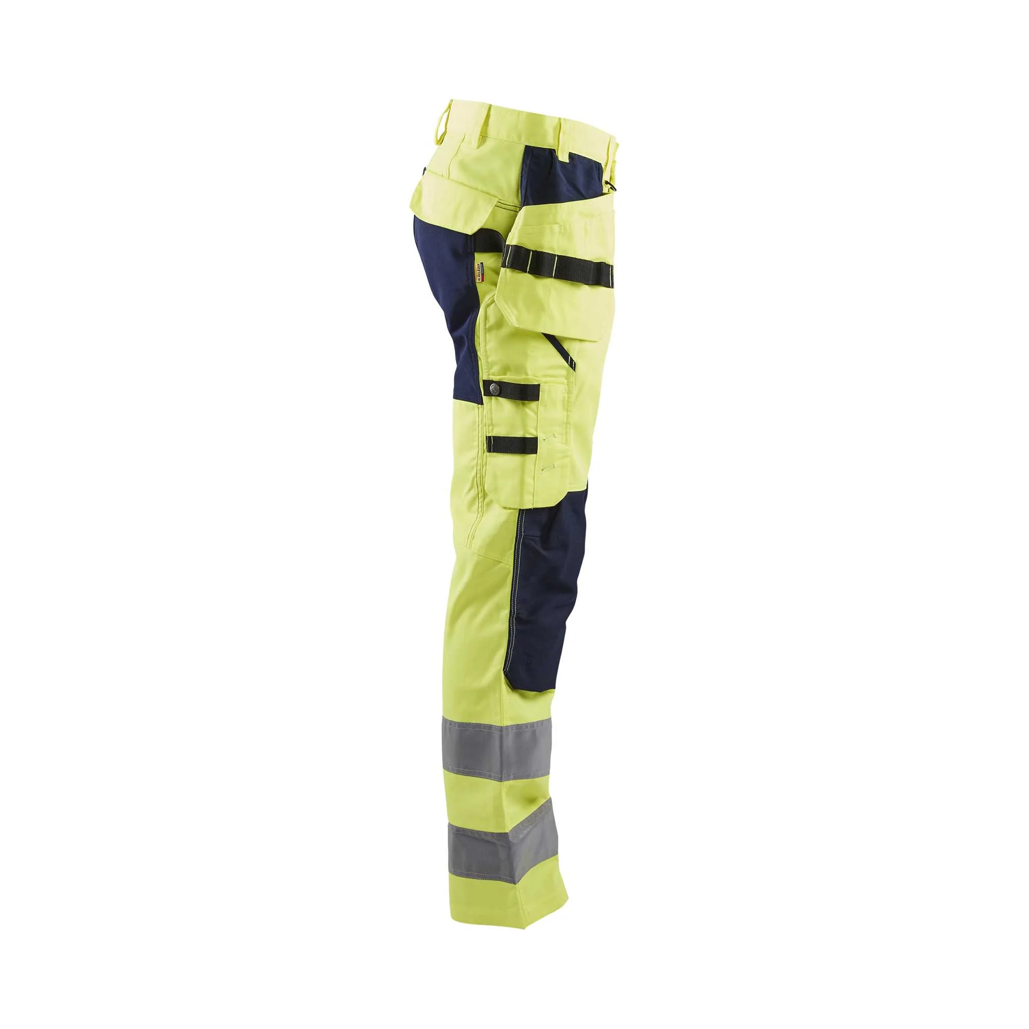 BLAKLADER 15521811 | Hi Vis Trousers with Stretch Hi Vis Reflective Work Trousers Men - Class 2 Visibility – Image 5