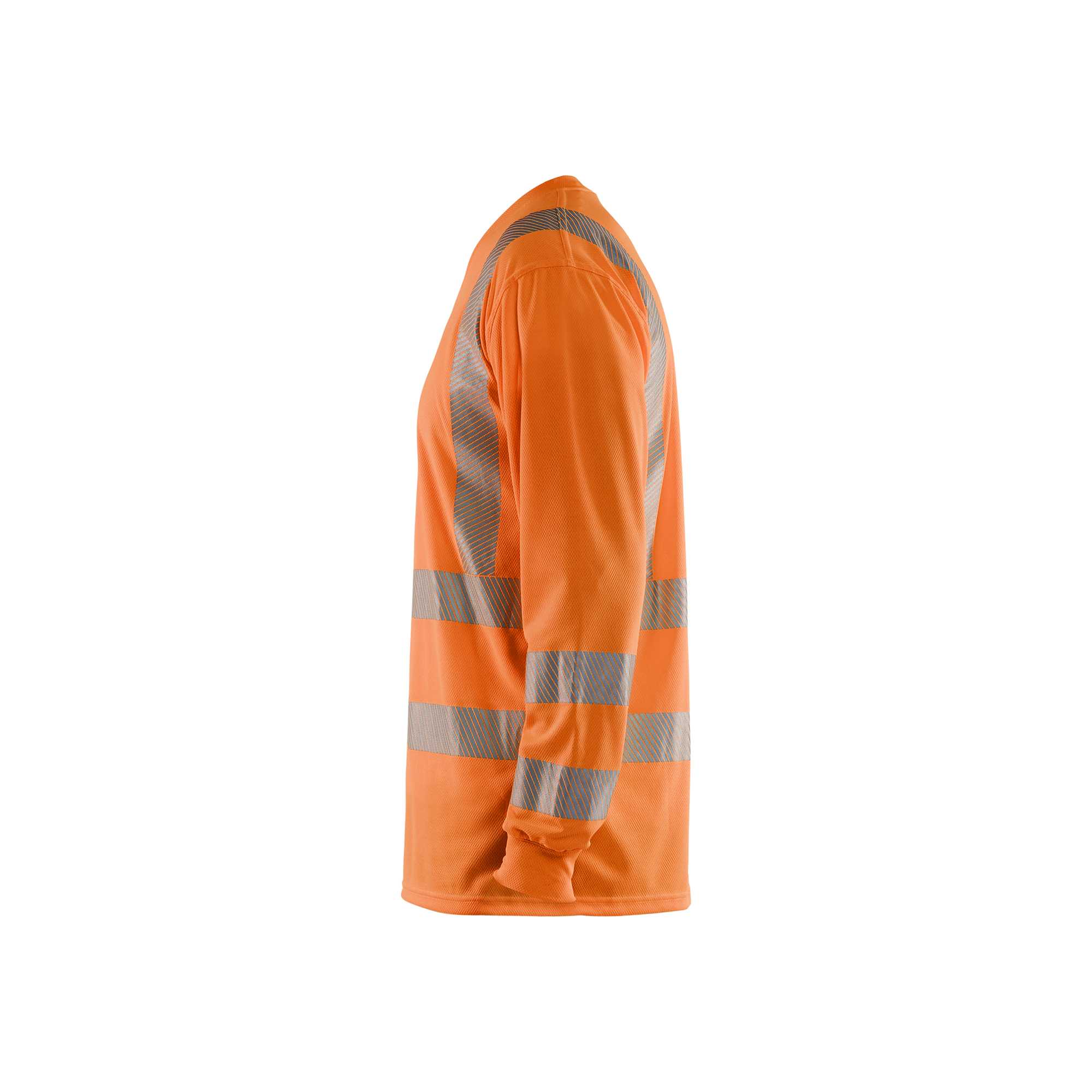 BLAKLADER 33851013 Hi Vis UV Long sleeved T shirt Hi Vis Reflective Long Sleeve Work T-Shirt MEN - 100% Polyester – Image 8
