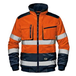 SIR SAFETY MORGAN High Vis Pilot Jacket Men - Reinforced Shoulders