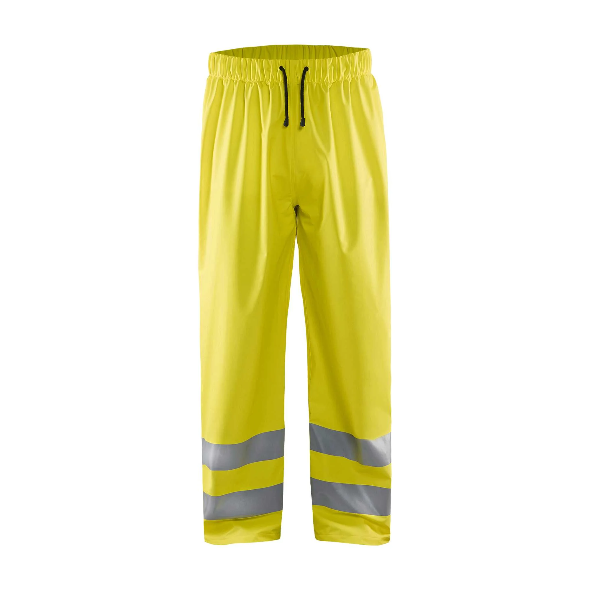 BLAKLADER 13842000 Rain Trousers Hi Vis LEVEL 1 Hi Vis Reflective Work Trousers Men - waterproof