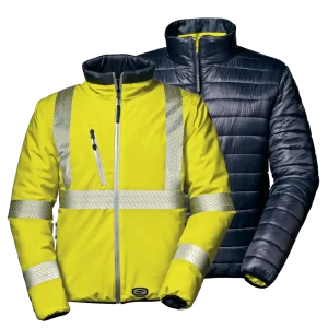SIR SAFETY BANF High Vis Work Jacket Men - Reversible Design