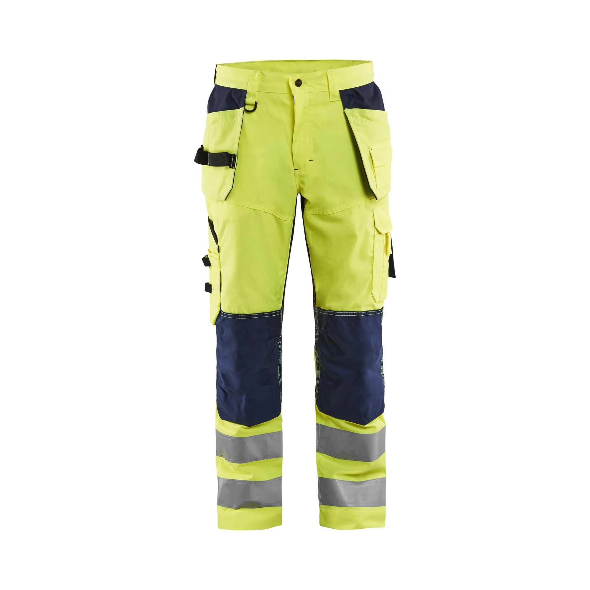 BLAKLADER 15651811 | Ventilated Hi Vis trousers Hi Vis Reflective Work Trousers Men - Mesh Panels – Image 2