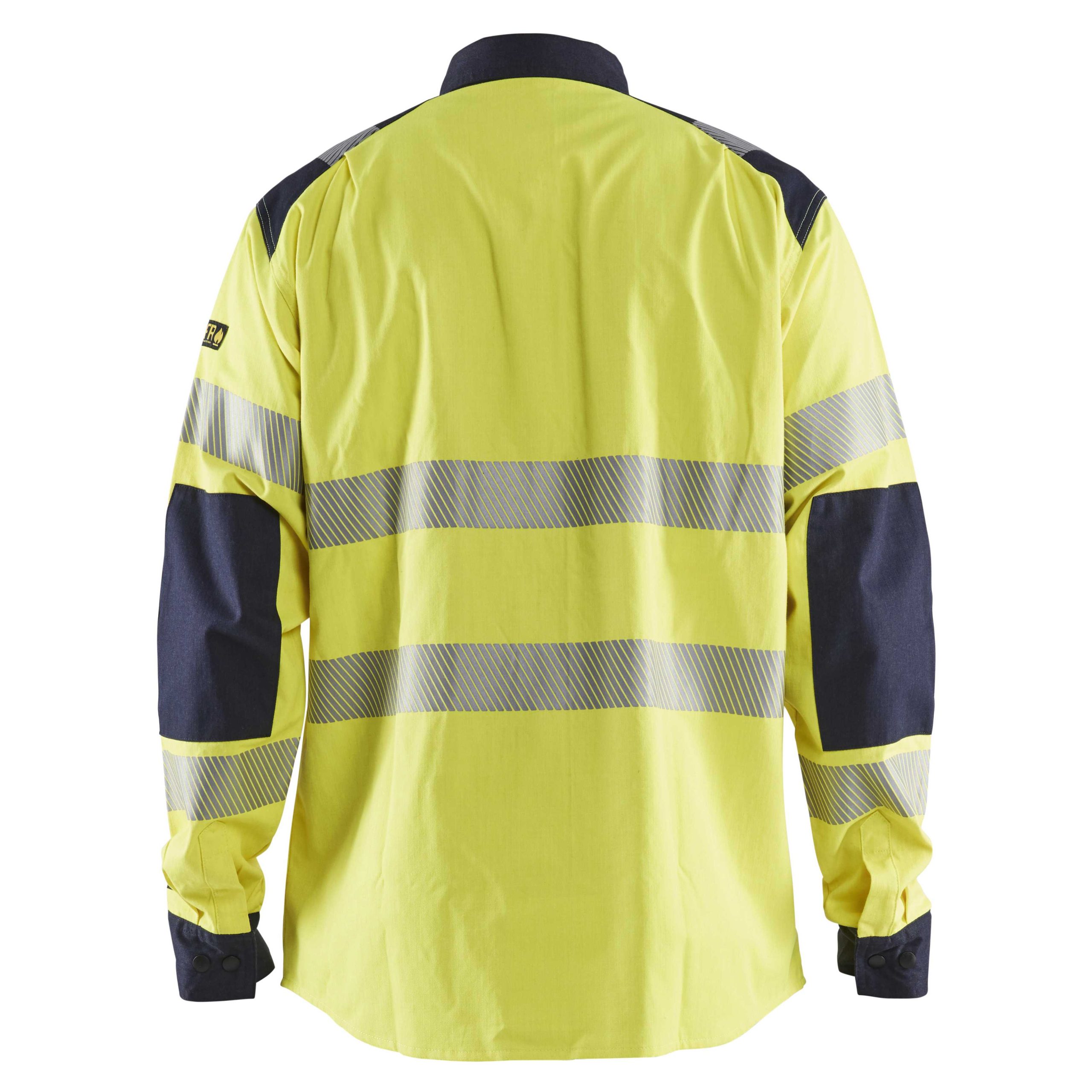 BLAKLADER 32391517 Multinorm shirt Hi Vis Reflective Long Sleeve Work Shirt MEN - Flame Retardant – Image 4