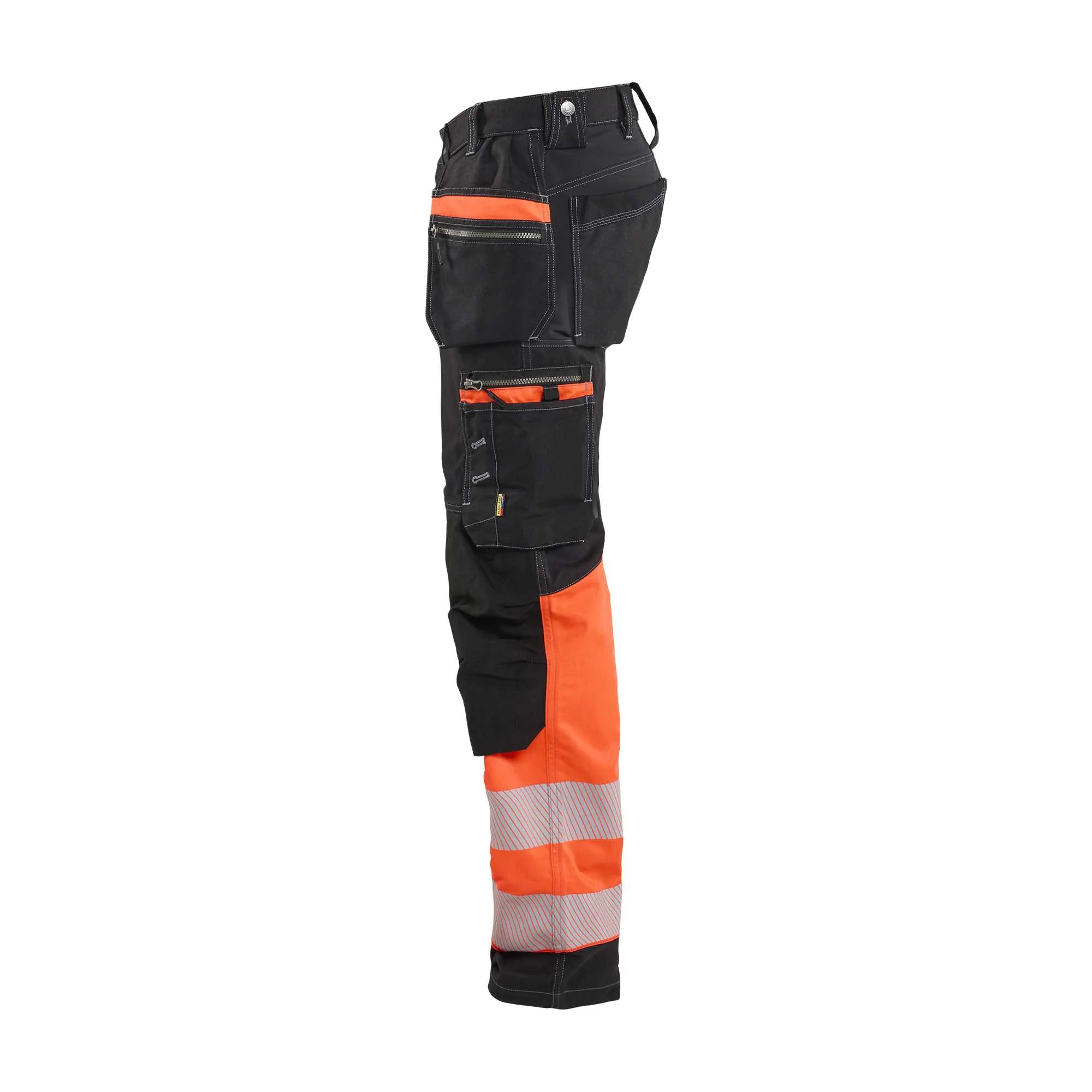 BLAKLADER 17941370 Hi Vis trousers with stretch Hi Vis Reflective Work Trousers Men - 100% Cotton – Image 4