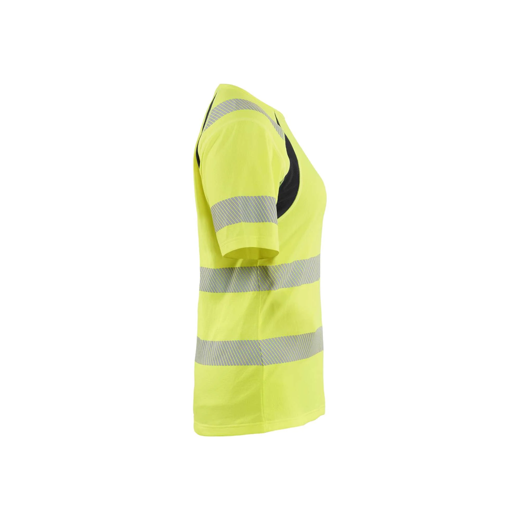 BLAKLADER 35032537 Women’s Hi Vis T shirt Hi Vis Reflective Short Sleeve Work T-Shirt WOMEN - Moisture Wicking – Image 9