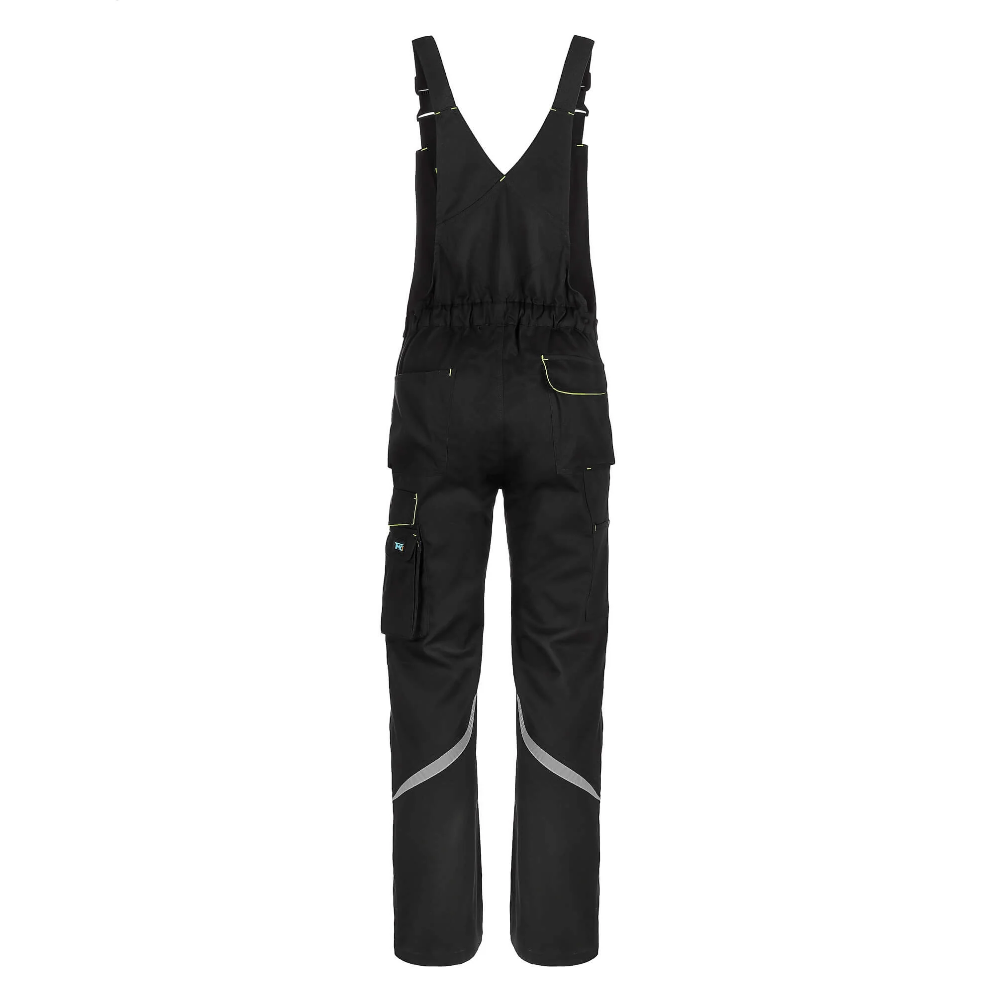 TMG FINESSE Work Bib Trousers MEN - Cordura Knee Pad Pockets – Image 3