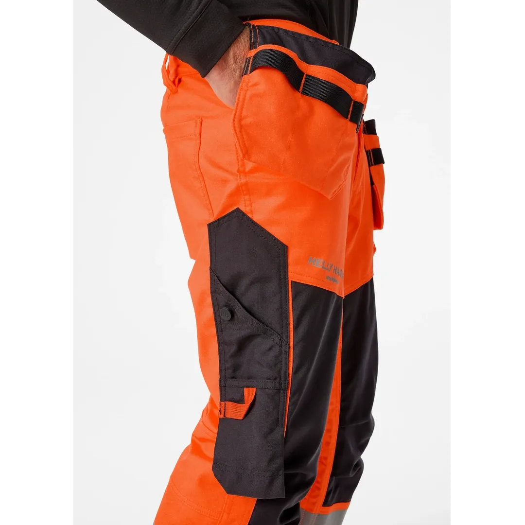 HELLY HANSEN ALNA 2.0 CONSTRUCTION PANT CLASS 2 77423 Hi Vis Reflective Work Trousers MEN - Stretch – Image 7