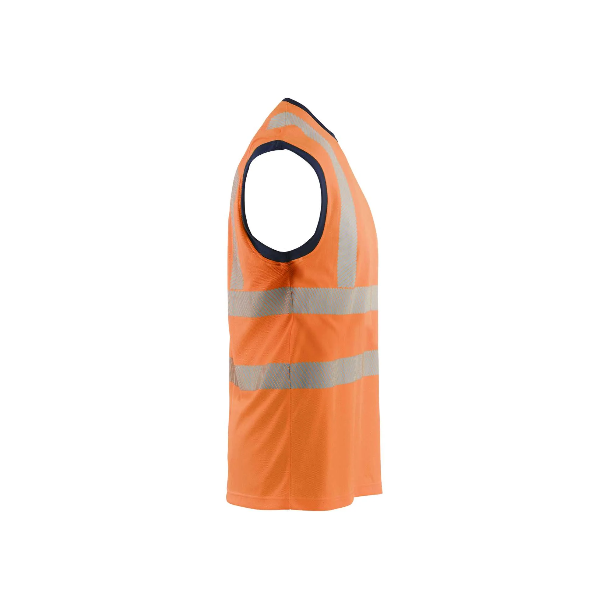 BLAKLADER 35751013 Hi Vis Tank top Hi Vis Reflective Sleeveless Work T-Shirt MEN - 100% Polyester – Image 9