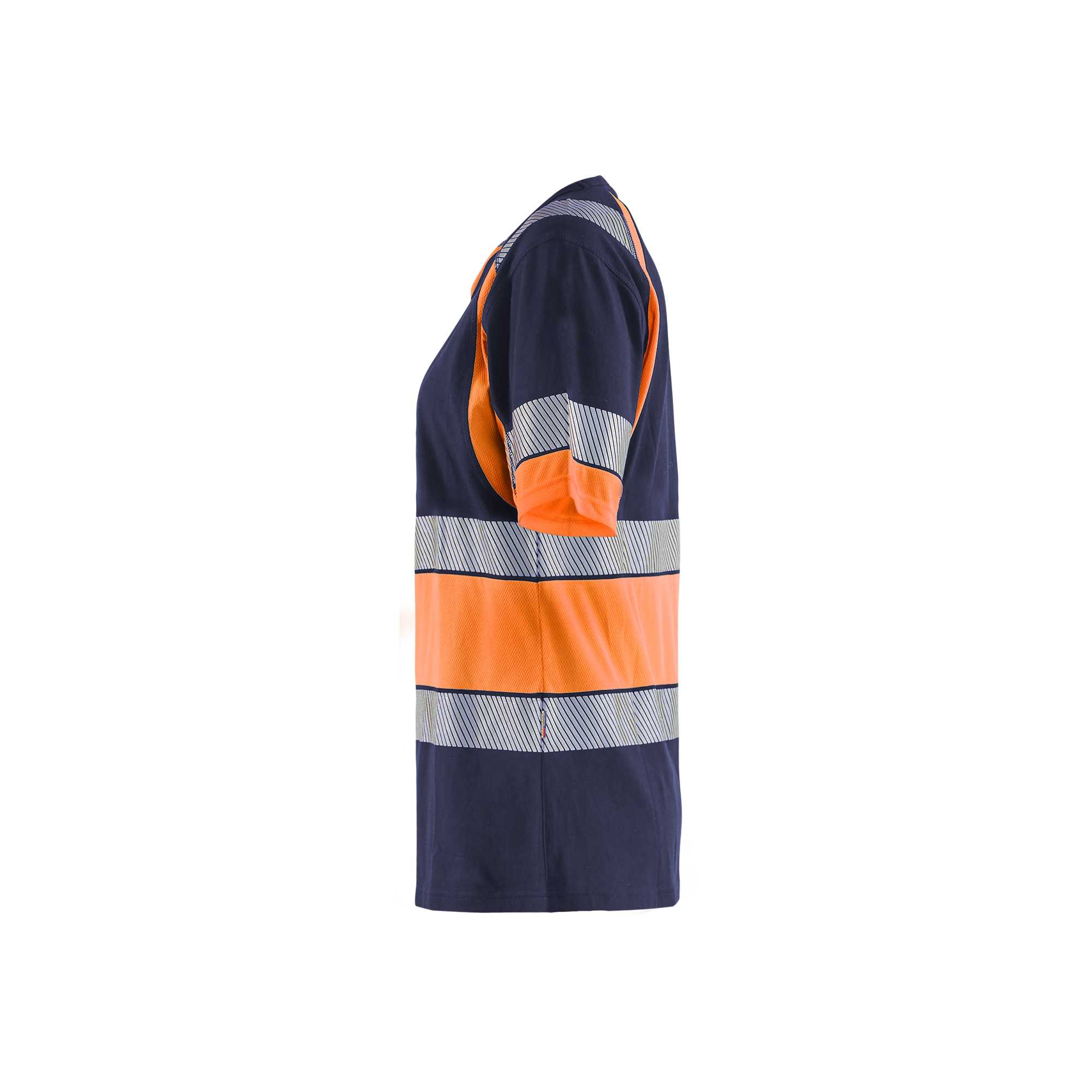 BLAKLADER 34101030 Women’s Hi Vis T Shirt Hi Vis Reflective Short Sleeve Work T-Shirt WOMEN - 100% Cotton – Image 8