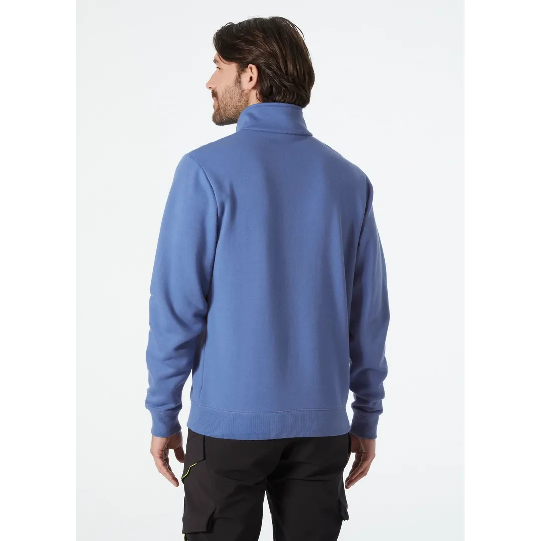 HELLY HANSEN CLASSIC HALF ZIP SWEATSHIRT 79325 Half Zip Work Sweatshirt MEN - Chin Protector – Image 6