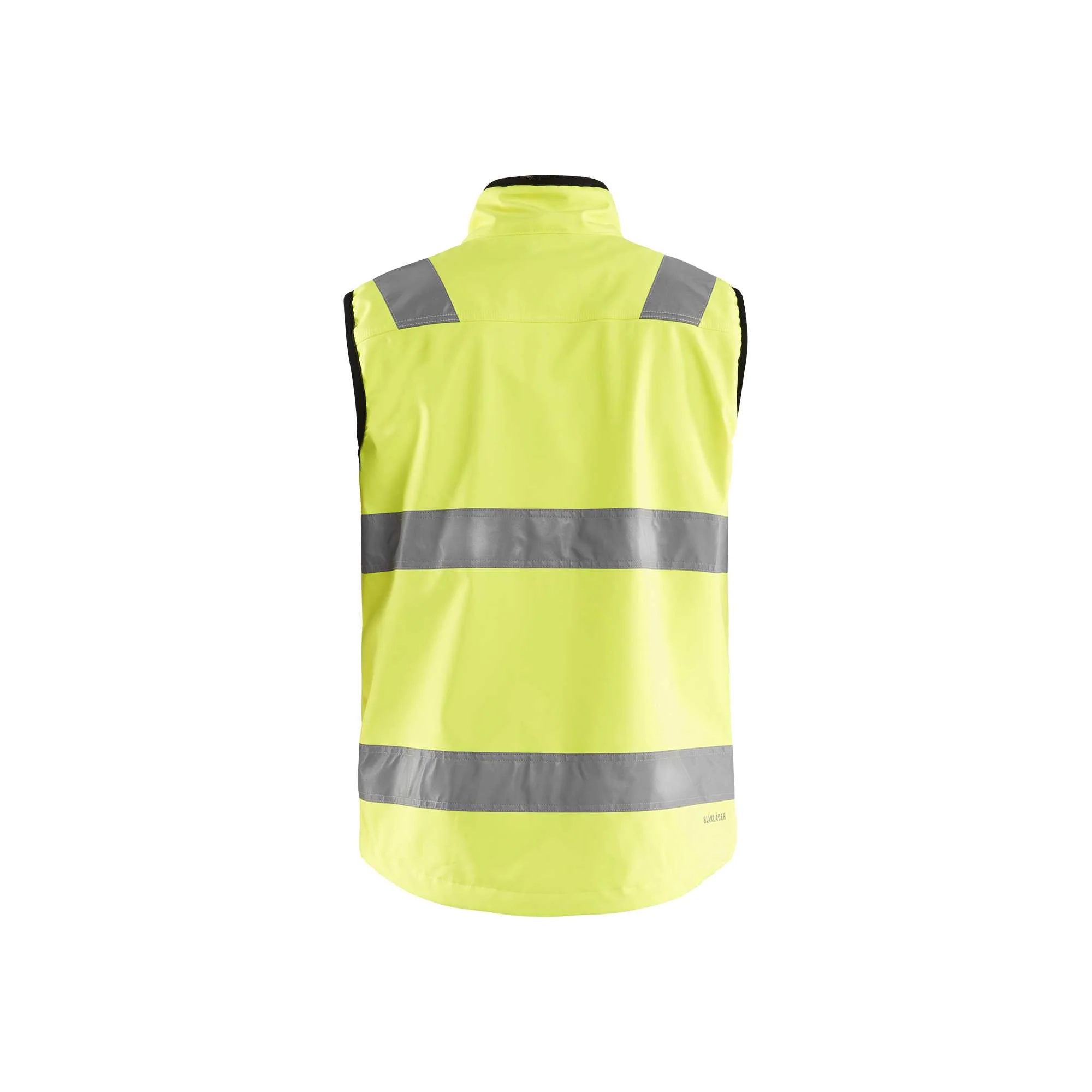 BLAKLADER 30492517 HI VIS SOFTSHELL VEST Hi Vis Reflective Work Softshell Vest MEN - Waterproof – Image 3