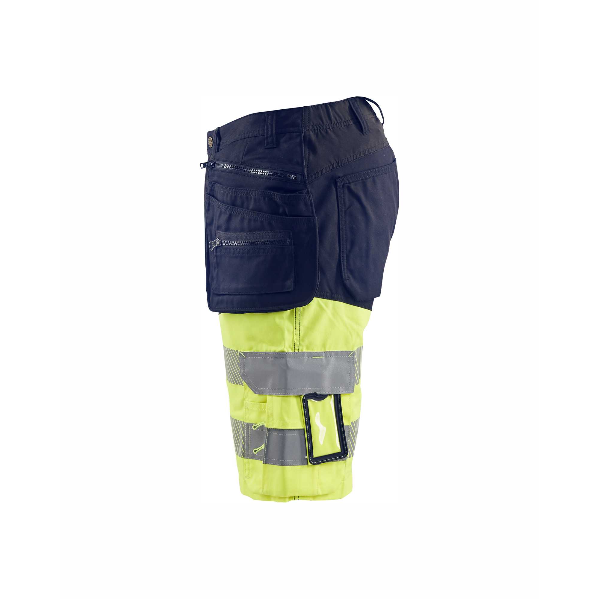 BLAKLADER 15961811 | Hi Vis shorts with stretch Hi Vis Reflective Work Shorts Men - Stretch Fabric – Image 7