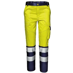 SIR SAFETY VELVET COLOR Hi Vis Reflective Work Trousers MEN - EN ISO 20471 Class 2