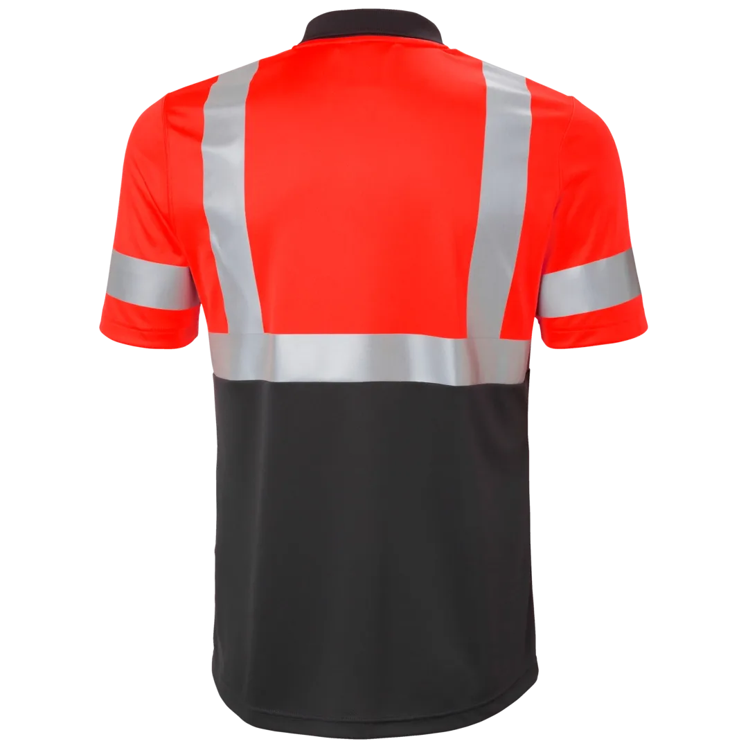 HELLY HANSEN ADDVIS POLO CLASS 1 79253 Hi Vis Reflective Short Sleeve Work Polo MEN - 4 Way Stretch – Image 3
