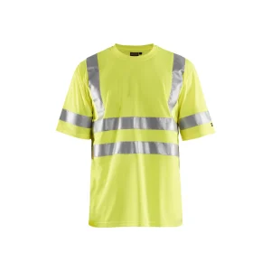 BLAKLADER 34131009 Hi Vis T shirt Hi Vis Reflective Short Sleeve Work T-Shirt MEN - 100% Polyester