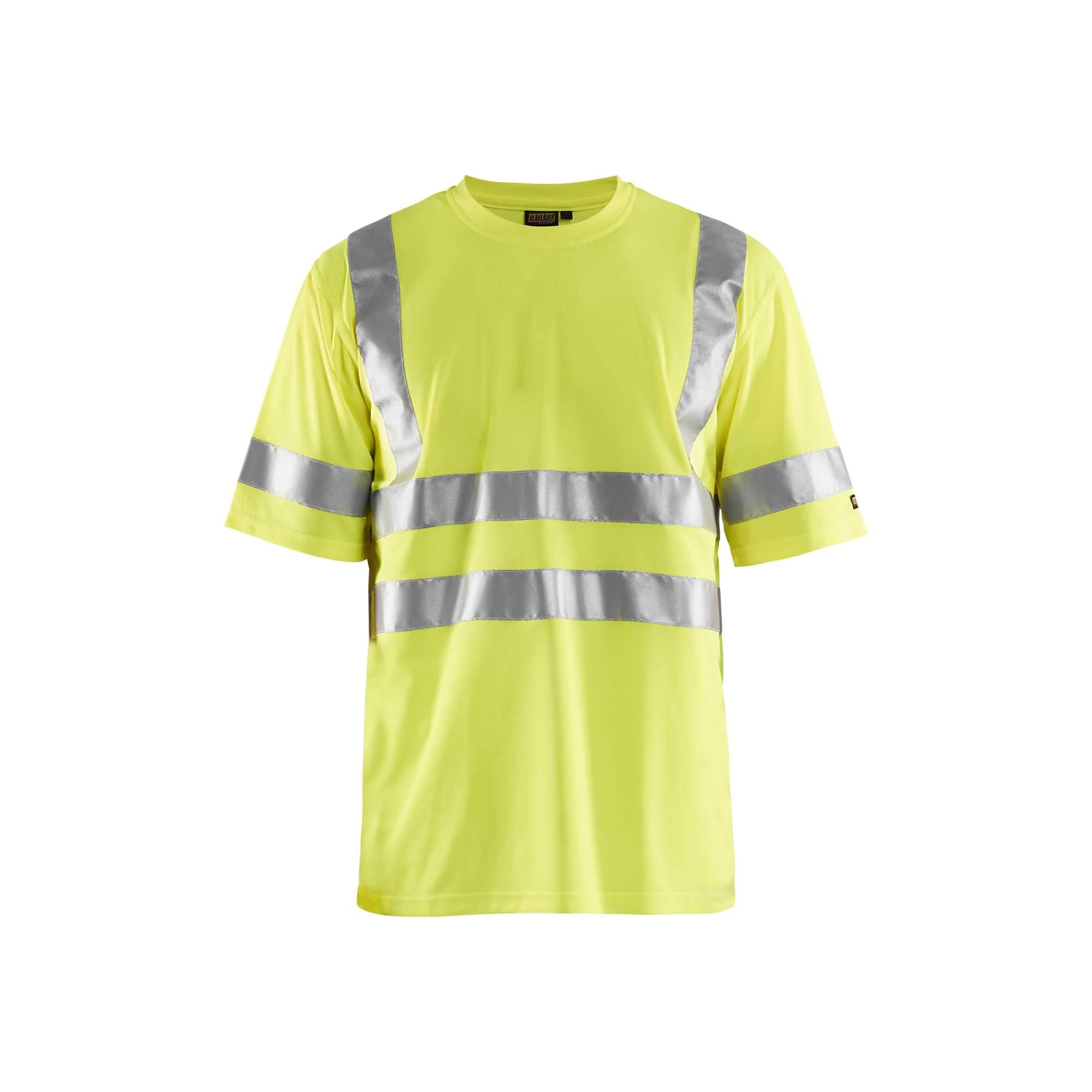 BLAKLADER 34131009 Hi Vis T shirt Hi Vis Reflective Short Sleeve Work T-Shirt MEN - 100% Polyester