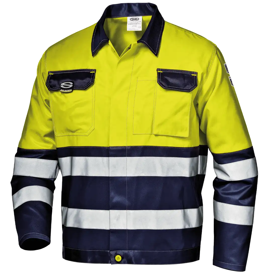 SIR SAFETY MISTRAL COLOR short Hi Vis Reflective Work Jacket MEN Safety Jacket - Water Repellent – Image 2