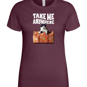 Take Me Anywhere Design - Basic women's t-shirt