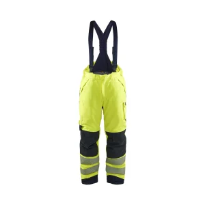 BLAKLADER 18171534 | Multinorm Winter Bib Overall Hi Vis Reflective Work Overall Men - ripstop fabric