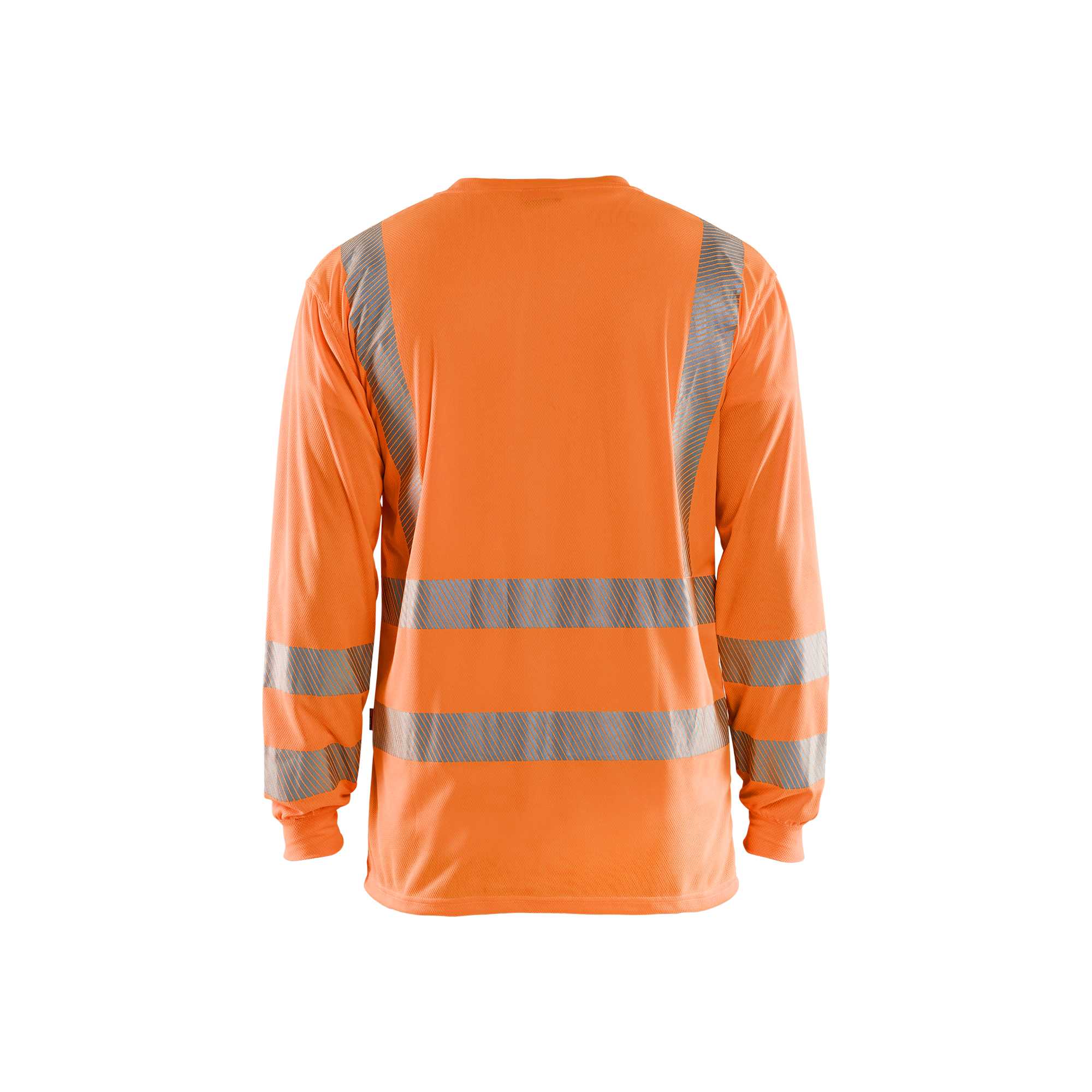 BLAKLADER 33851013 Hi Vis UV Long sleeved T shirt Hi Vis Reflective Long Sleeve Work T-Shirt MEN - 100% Polyester – Image 7