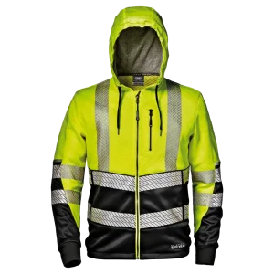 SIR SAFETY ARROW Hi Vis Softshell Jacket Men - Windproof Hooded