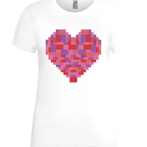 Brick Heart Design - Premium women's t-shirt