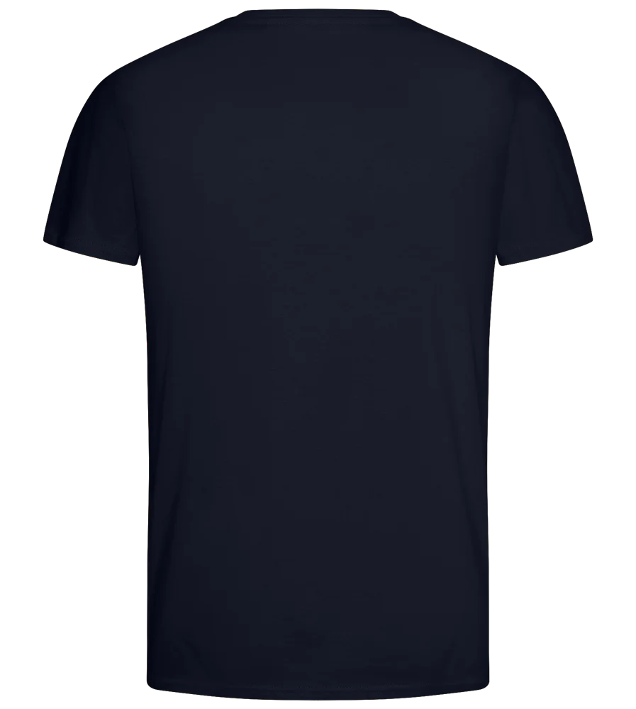 Black Bar Sad Design - Basic men's fitted t-shirt – Image 3