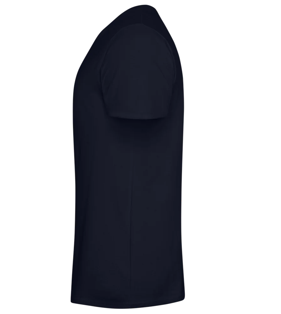 Black Bar Sad Design - Basic men's fitted t-shirt – Image 4