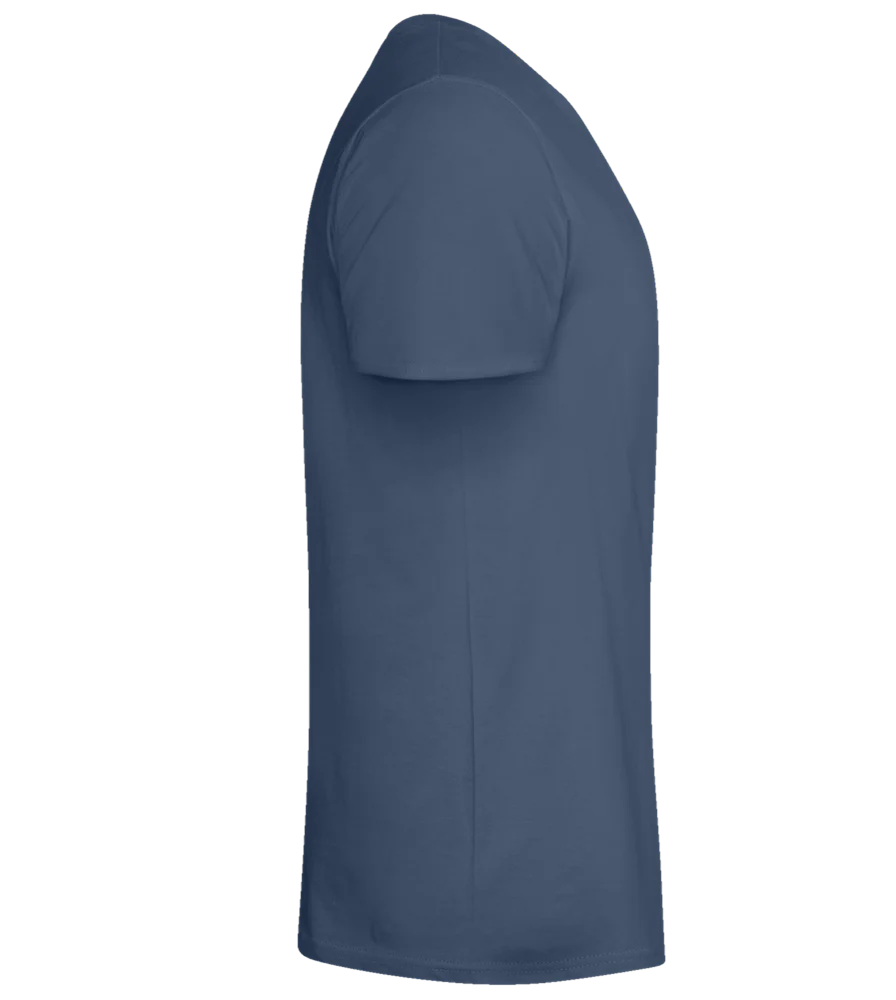 Black Bar Sad Design - Basic men's fitted t-shirt – Image 9