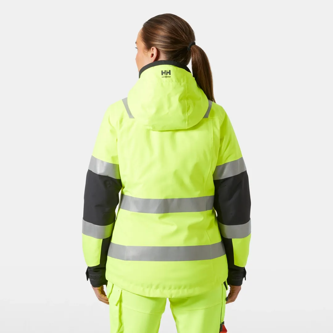 HELLY HANSEN W ALNA 2.0 WINTER JACKET 71398 Hi Vis Reflective Work Jacket WOMEN - Waterproof – Image 4