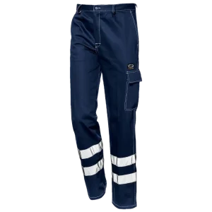 SIR SAFETY FUSTIAN High Vis Work Trousers Men - Reflective Bands