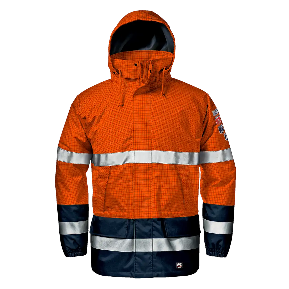 SIR SAFETY MICROLINES High Vis Work Jacket Men - Reflective Bands