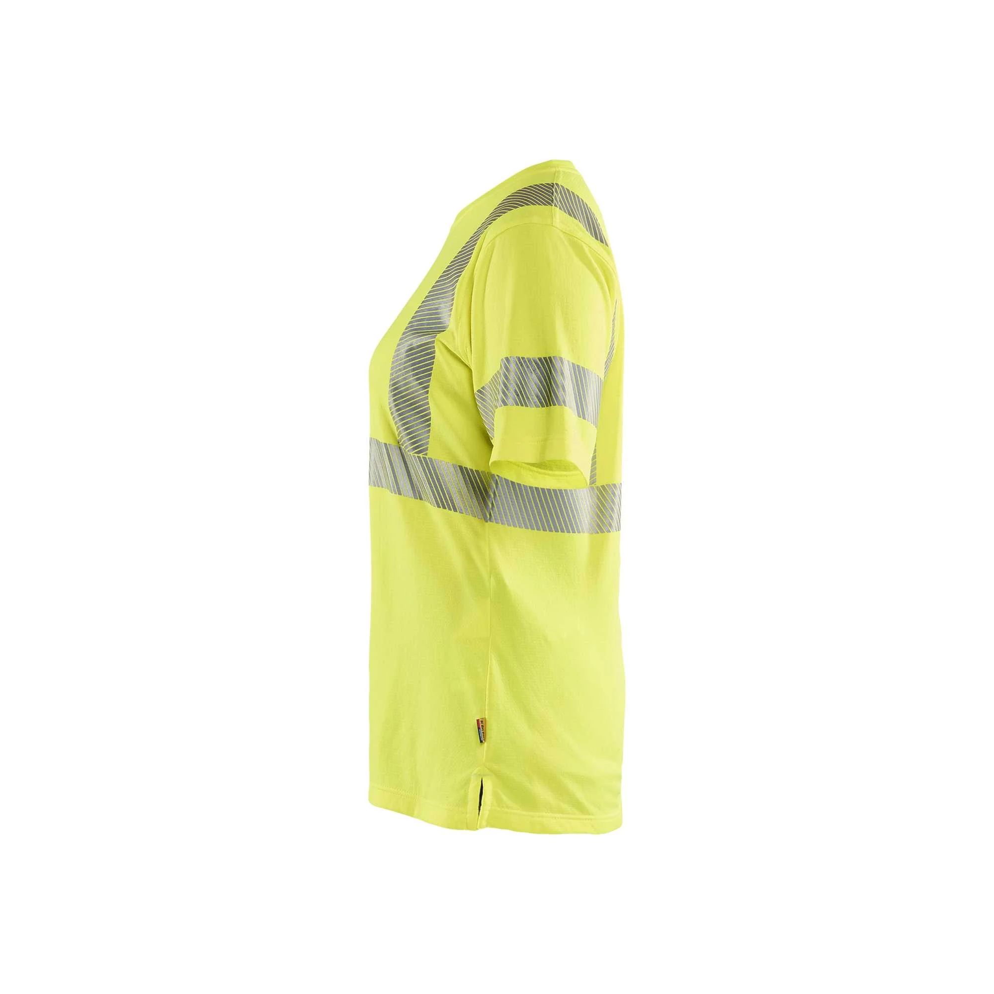 BLAKLADER 35022537 Women's Hi vis T shirt Hi Vis Reflective Short Sleeve Work T-Shirt WOMEN - 55% Polyester – Image 4