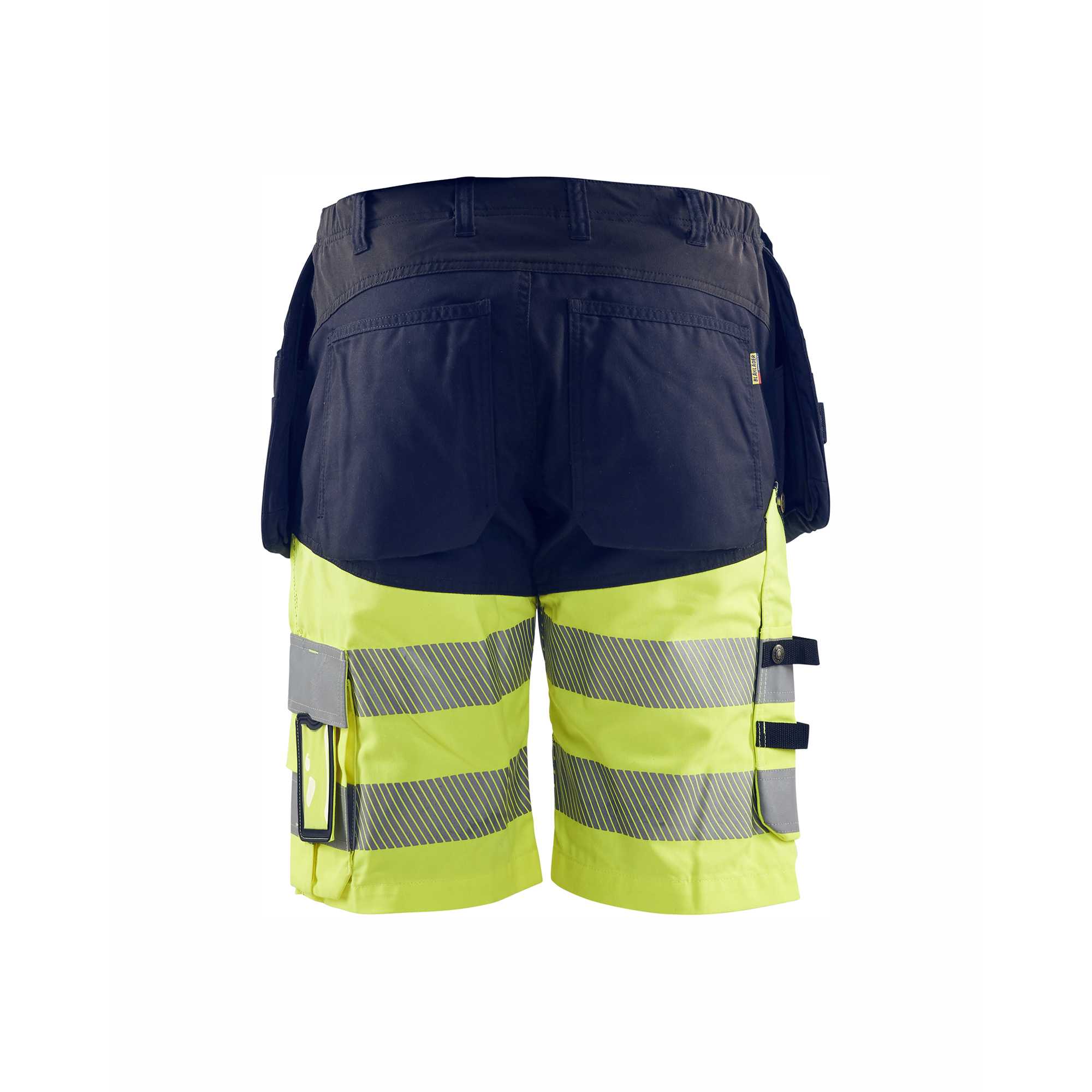 BLAKLADER 15961811 | Hi Vis shorts with stretch Hi Vis Reflective Work Shorts Men - Stretch Fabric – Image 5