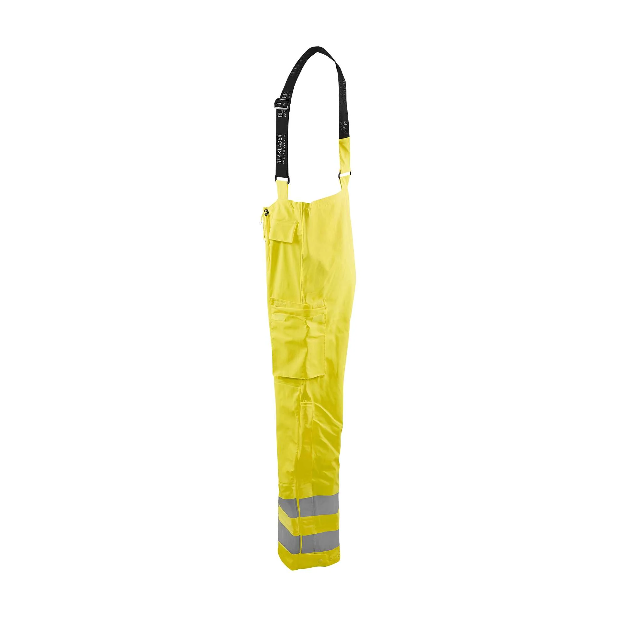 BLAKLADER 13022003 Rain Trousers Hi Vis LEVEL 2 Hi Vis Reflective Work Trousers Men - Waterproof – Image 4