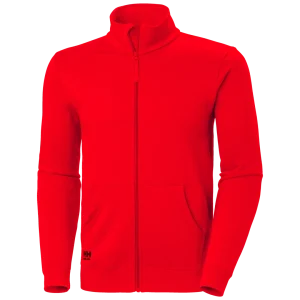 HELLY HANSEN CLASSIC ZIP SWEATSHIRT 79326 Full Zip Work Sweatshirt MEN - Chin Protector