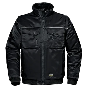 SIR SAFETY PATRIOT Water Repellent Work Jacket Men - Removable Sleeves