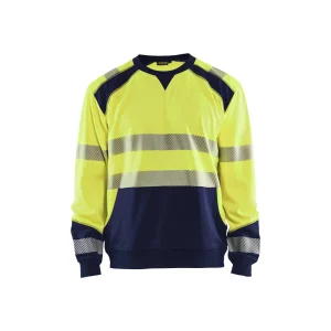 BLAKLADER 35412528 Hi Vis Reflective Sweatshirt MEN - Brushed Inside