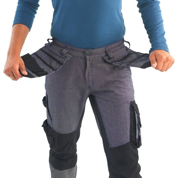 BITCO SCHELDE Stretch Water Repellent Work Jeans Men - CORDURA® Reinforced Knees – Image 6