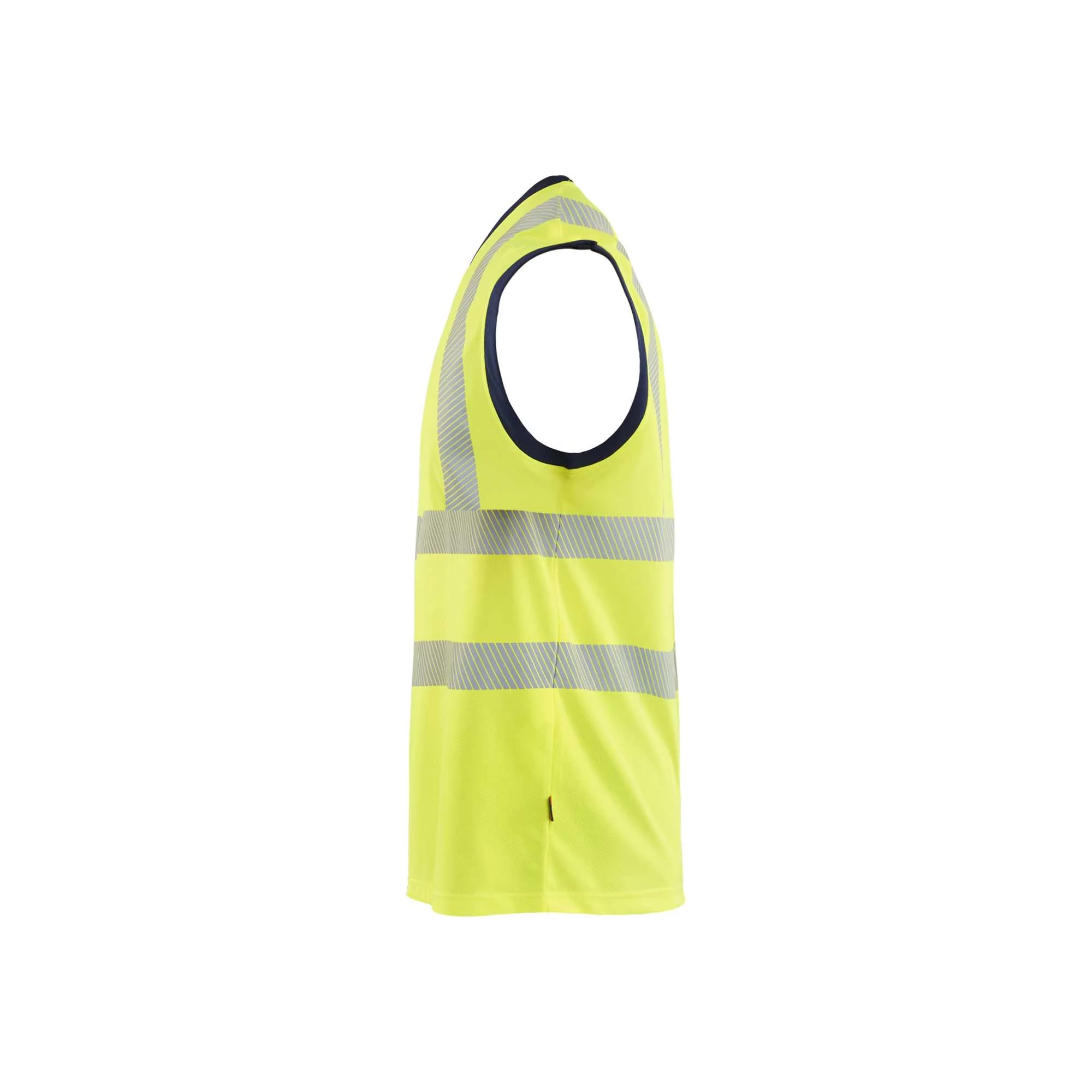 BLAKLADER 35751013 Hi Vis Tank top Hi Vis Reflective Sleeveless Work T-Shirt MEN - 100% Polyester – Image 4