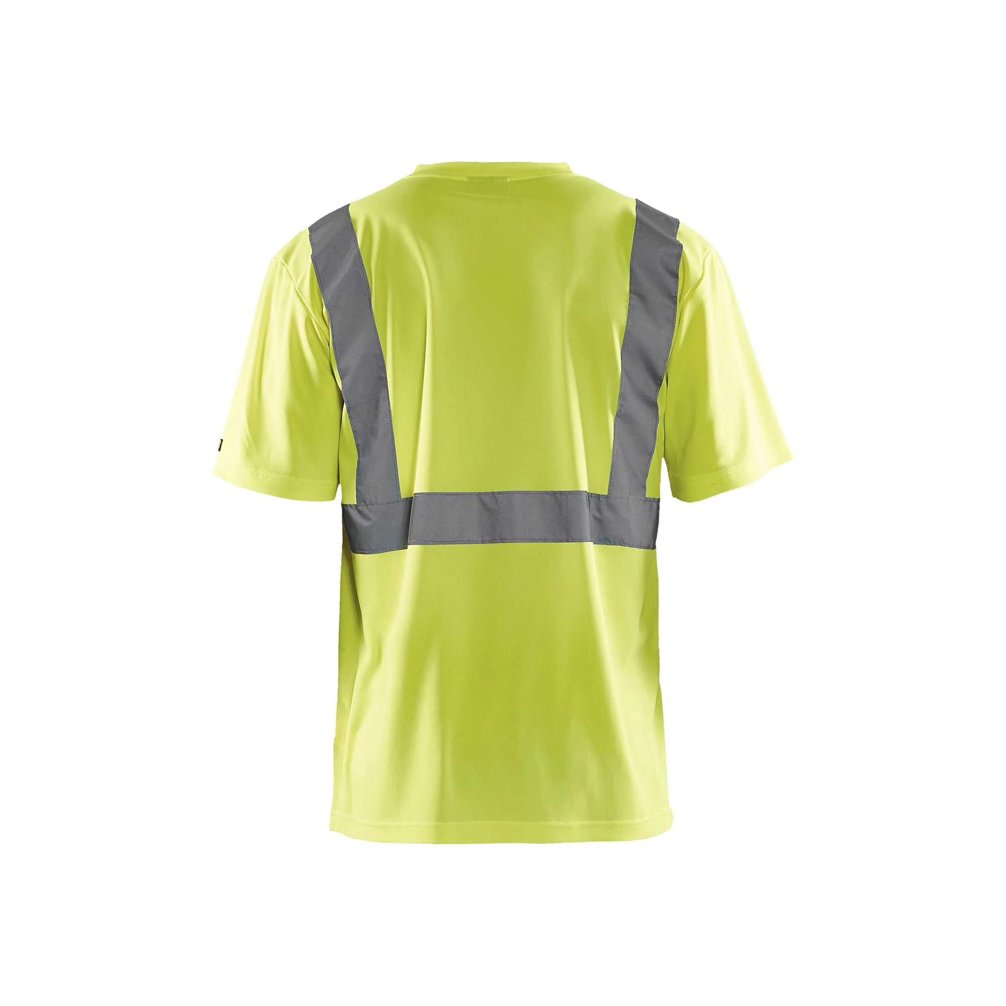 BLAKLADER 33131009 Hi Vis T Shirt Hi Vis Reflective Short Sleeve Work T-Shirt MEN - 100% Polyester – Image 3
